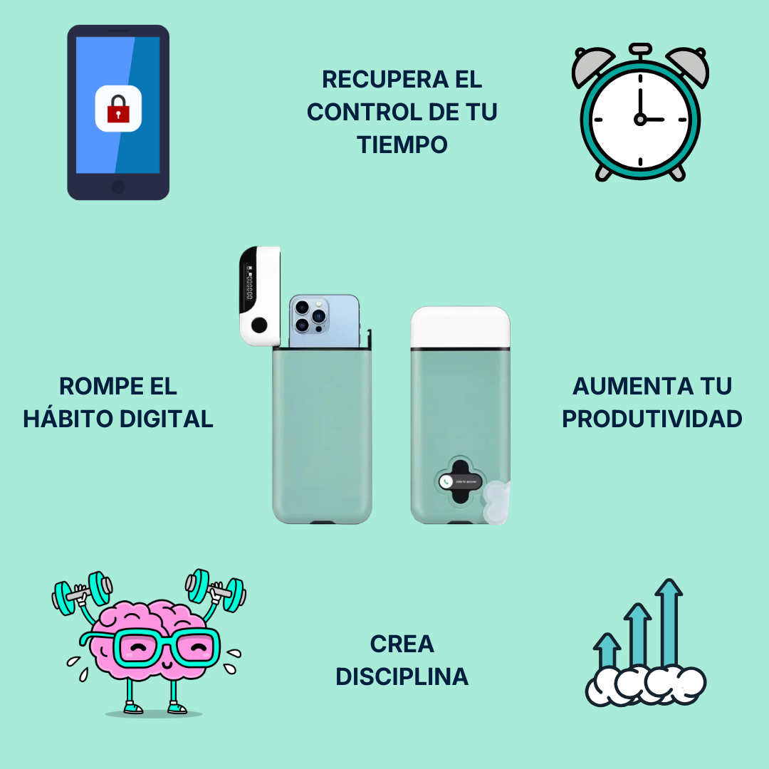 Funda Anti-Móvil Para Estudio Y Concentración